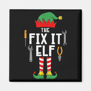 The Fix It Elf Christmas Family Matching Xmas Grou Magnet