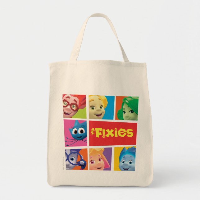 The Fixies | Fixie Kids & Buggy Tote Bag (Front)