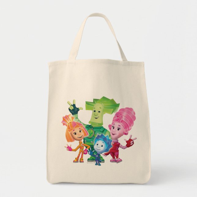 The Fixies | The Fixie Family Tote Bag (Front)