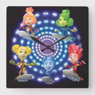 The Fixies Top Secret - Fixie Kids Square Wall Clock