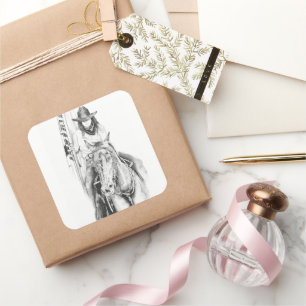 The Flag Carrier Square Sticker