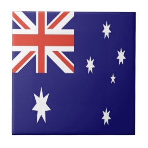 The Flag of Australia Ceramic Tile