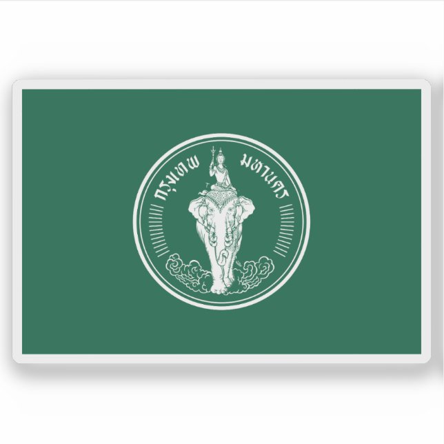 The flag of Bangkok, Thailand (Front)