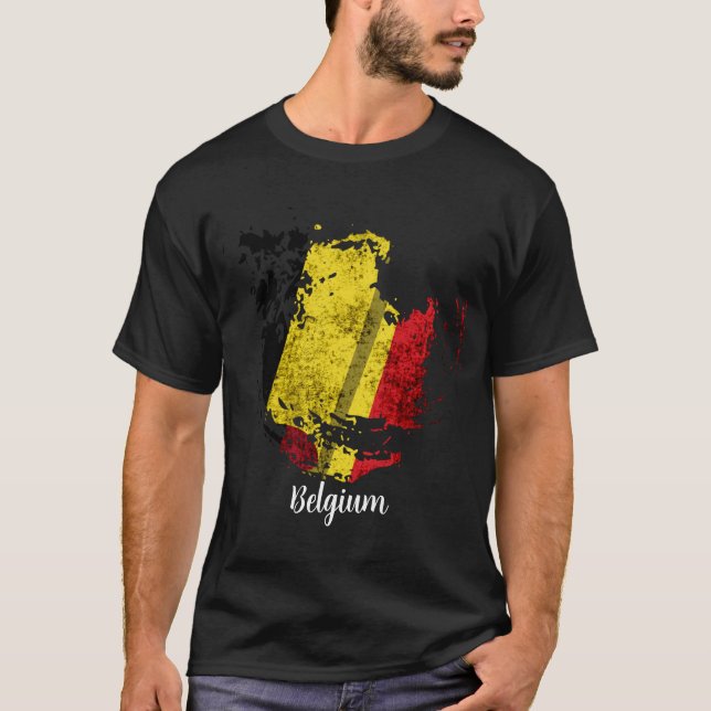 the flag of Belgium T-Shirt (Front)