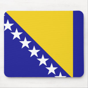 The flag of Bosnia and Herzegovina Mouse Pad