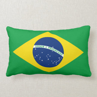 The Flag of Brazil Lumbar Cushion