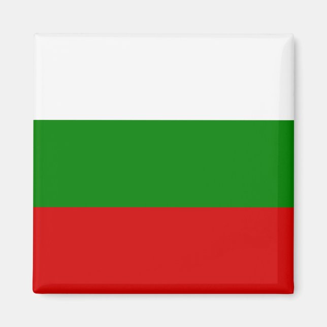 The Flag of Bulgaria Magnet (Front)