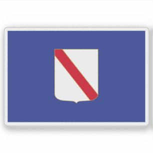 The flag of Campania, Italy