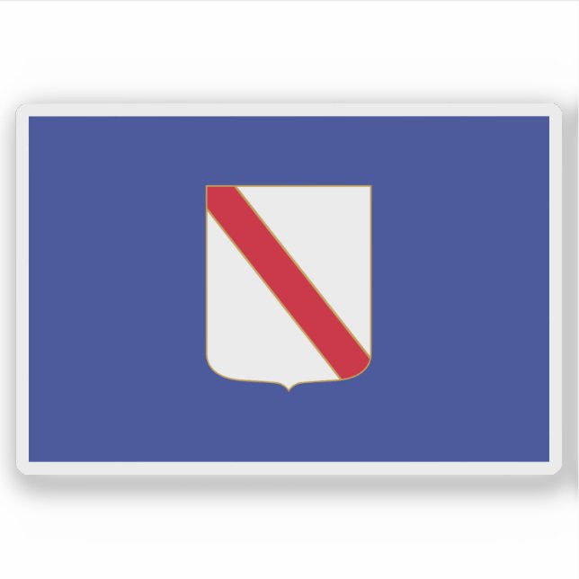 The flag of Campania, Italy (Front)