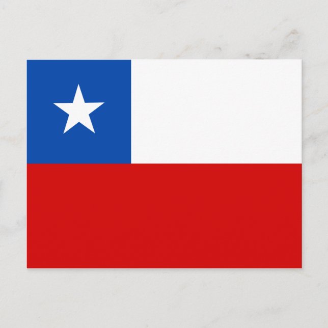 The Flag of Chile Postcard (Front)