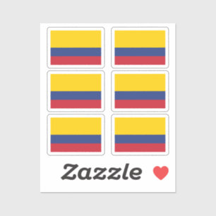 The flag of Colombia Collection pack of 6