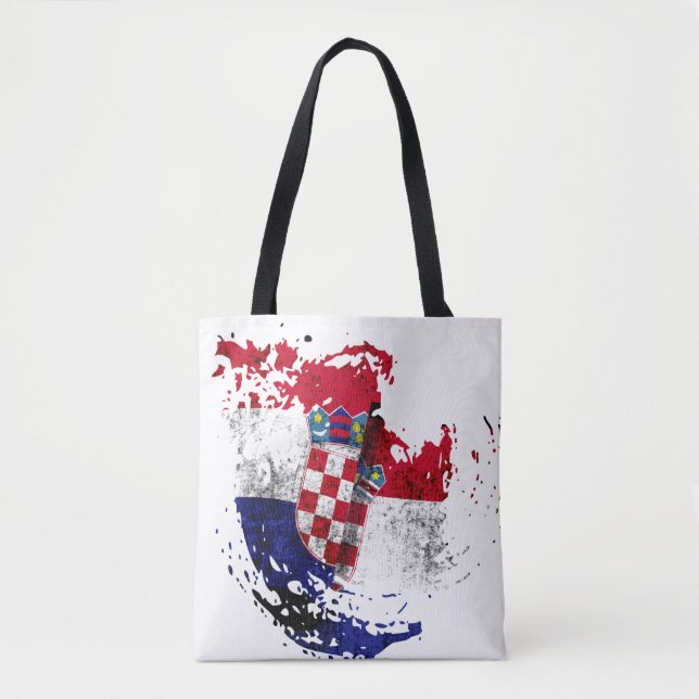 the flag of Croatia Tote Bag (Front)