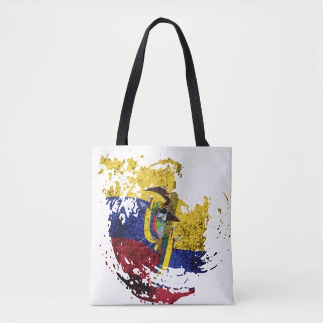 the flag of Ecuador Tote Bag (Front)
