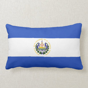 The Flag of El Salvador Lumbar Cushion