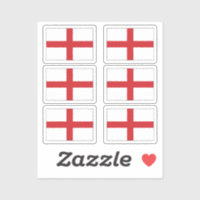The flag of England Collection pack of 6