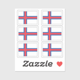 The flag of Faroe Islands Collection pack of 6