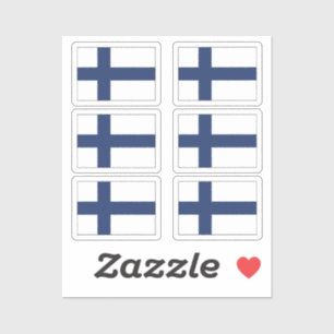 The flag of Finland pack of 6