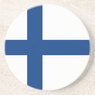 The Flag of Finland - Siniristilippu Coaster