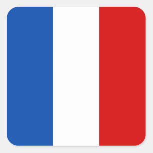 The Flag of France Square Sticker
