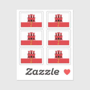 The flag of Gibraltar Collection pack of 6