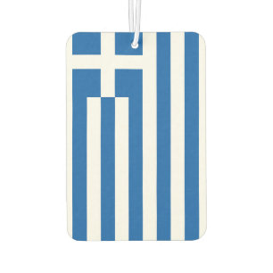 The flag of Greece Car Air Freshener