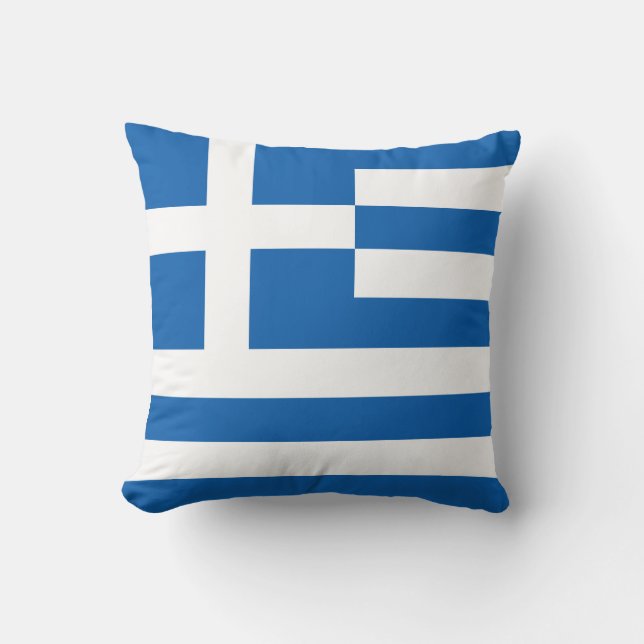 The Flag of Greece Cushion (Front)