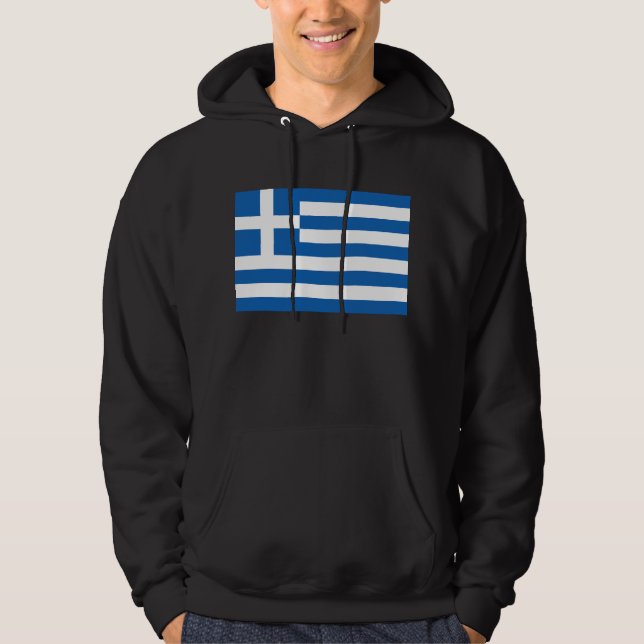 The flag of Greece  Hoodie (Front)