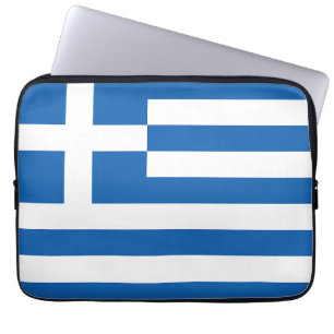 The flag of Greece  Laptop Sleeve