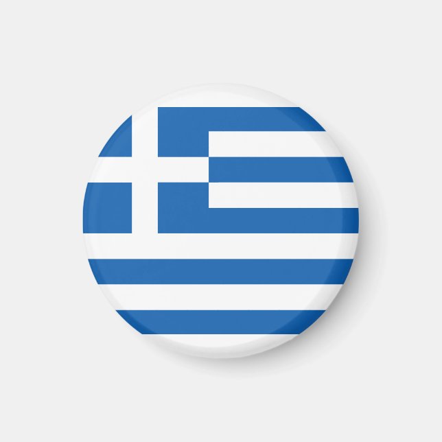 The flag of Greece  Magnet (Front)