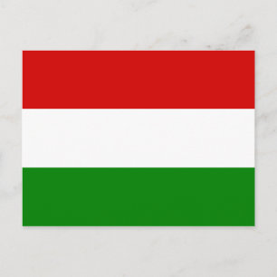 The Flag of Hungary Postcard