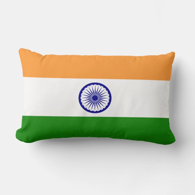 The Flag of India Lumbar Cushion (Front)