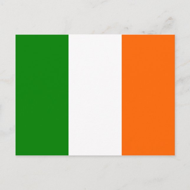 The Flag of Ireland Postcard (Front)