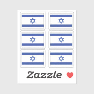 The flag of Israel Collection pack of 6