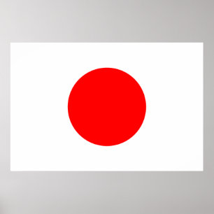 The Flag of Japan Poster