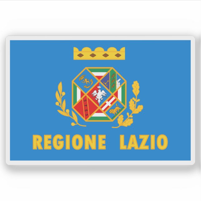 The flag of Lazio, Italy (Front)