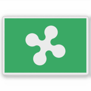 The flag of Lombardy, Italy