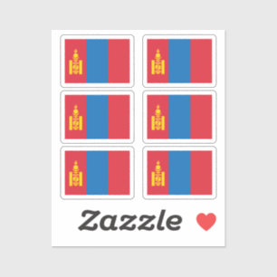 The flag of Mongolia Collection pack of 6