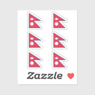 The flag of Nepal Collection pack of 6