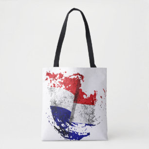 the flag of Netherland Tote Bag