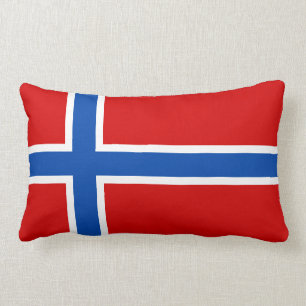 The Flag of Norway Lumbar Cushion