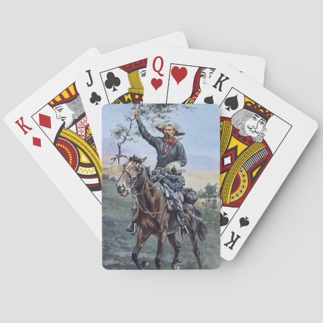 “The Flag of Peace” by Frederic Remington Playing Cards (Back)