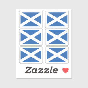The flag of Scotland Collection pack of 6