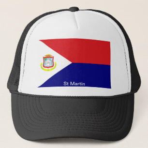 The Flag of St Martin Trucker Hat