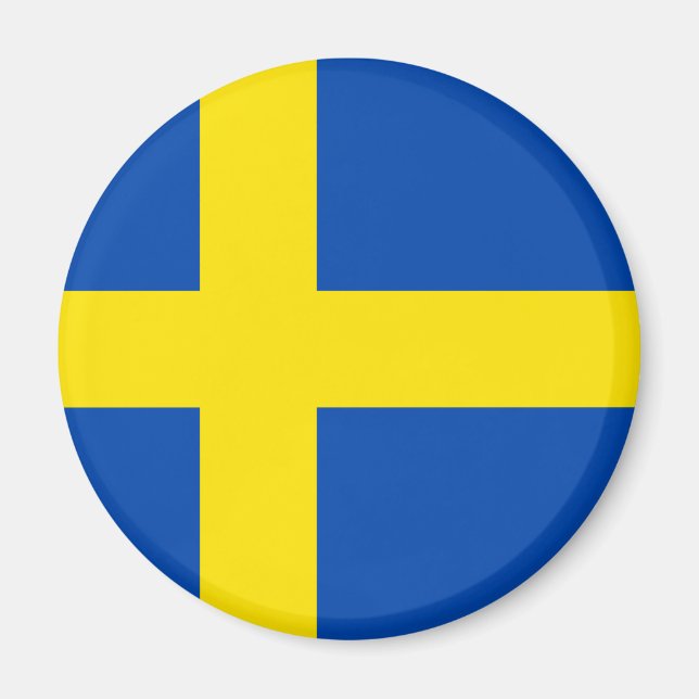 The Flag of Sweden Magnet (Front)