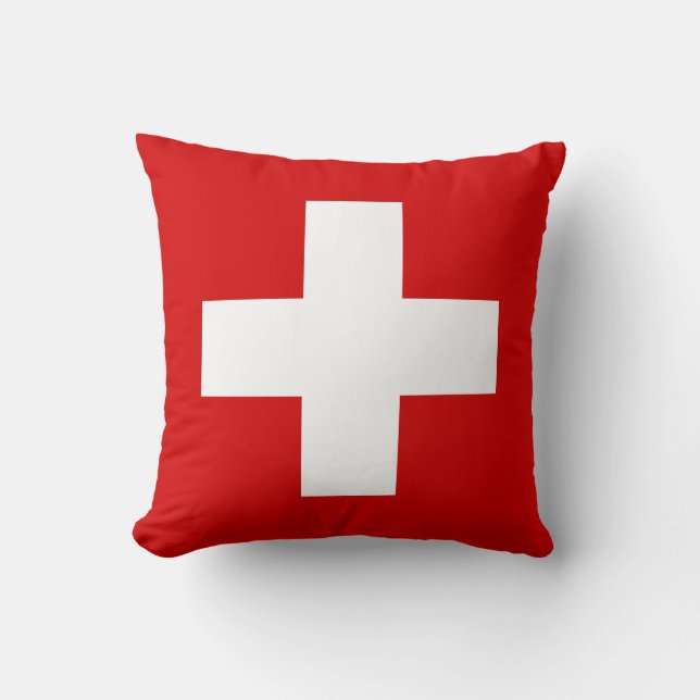 The Flag of Switzerland Cushion (Front)