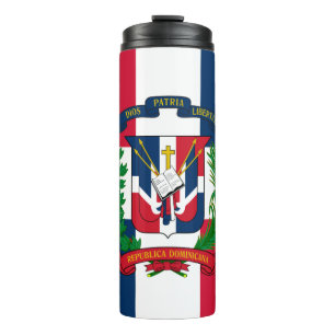 The flag of the Dominican Republic Thermal Tumbler
