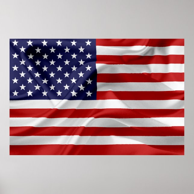 The Flag of the United States of America Poster (Front)