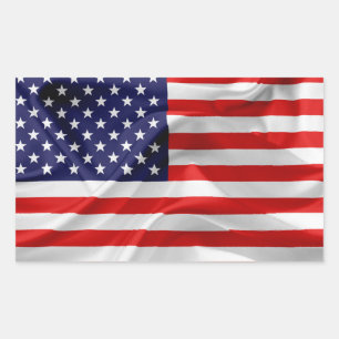 The Flag of the United States of America Rectangular Sticker