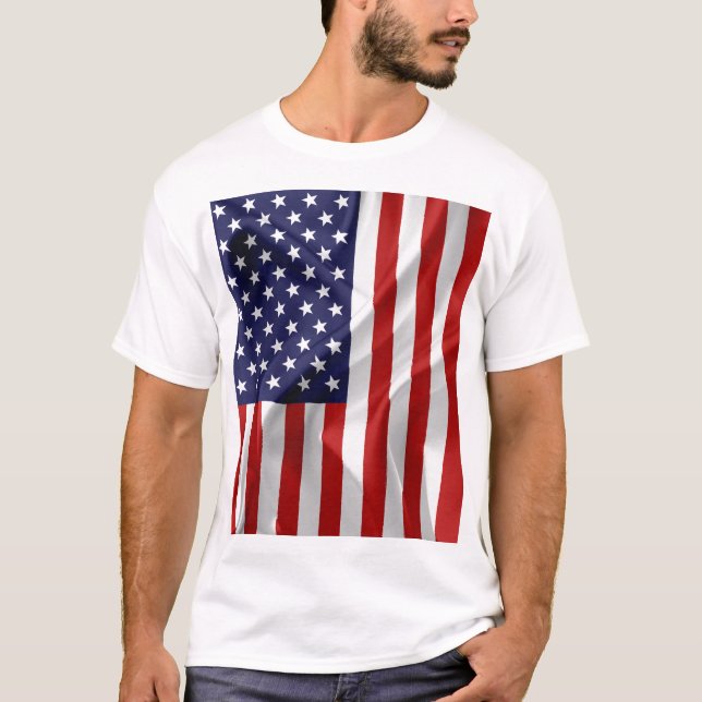The Flag of the United States of America T-Shirt (Front)
