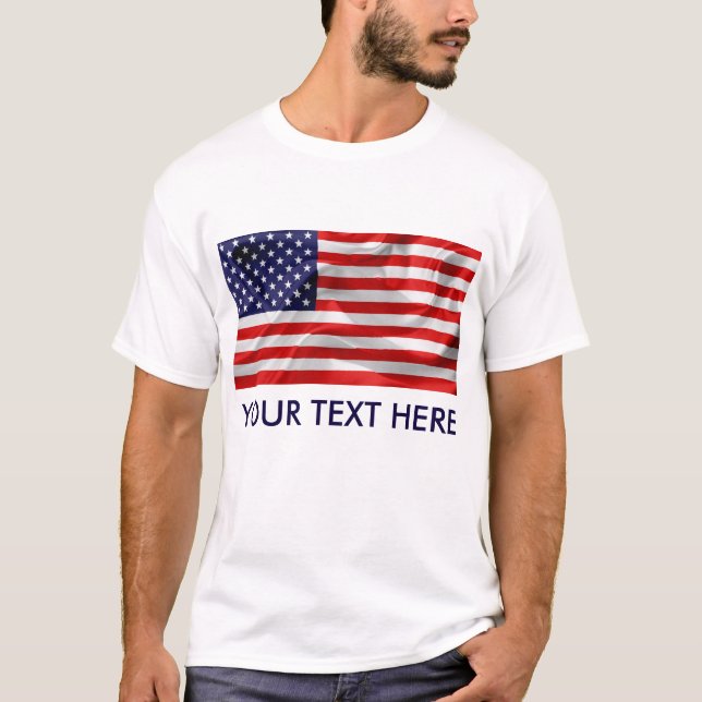 The Flag of the United States of America T-Shirt (Front)